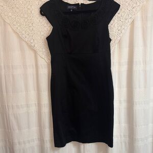 Jones New York Black Sheath Mini Dress